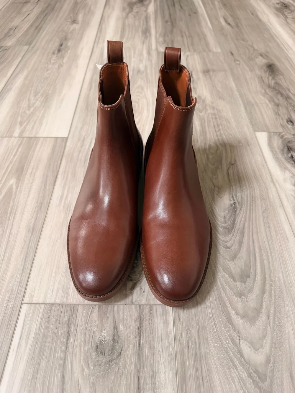 Coach Men’s Brown Leather Chelsea Boots US 7.5D NWT